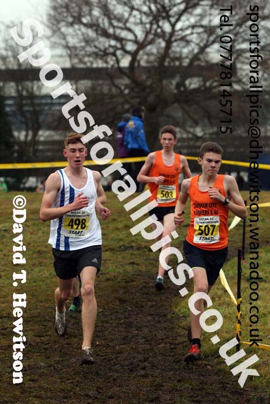 Mens under-17s North Eastern Cross Country, Aykley Heads, Durham. Photo: David T. Hewitson/Sports for All Pics